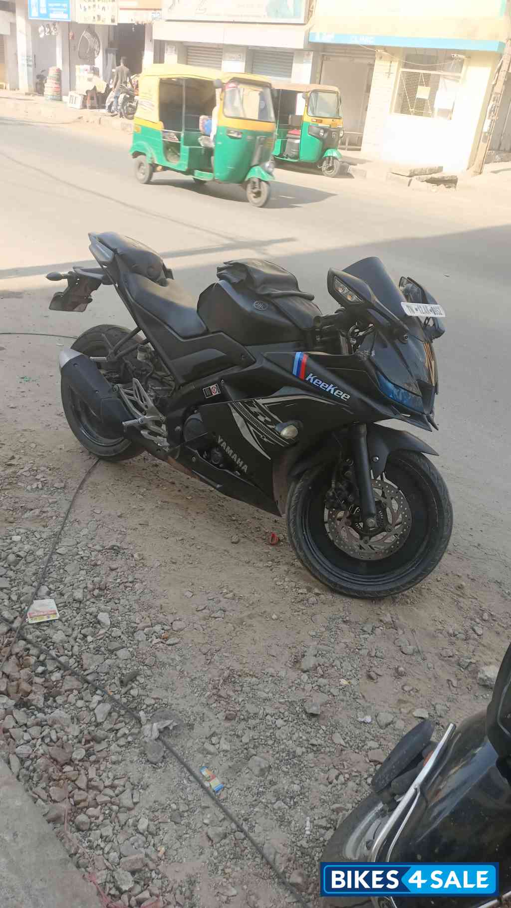 Black Yamaha YZF R15 V3 BS6