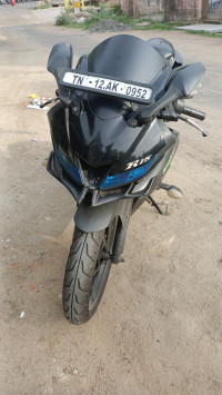 Black Yamaha YZF R15 V3 BS6