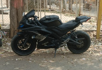 Black Yamaha YZF R15 V3 BS6