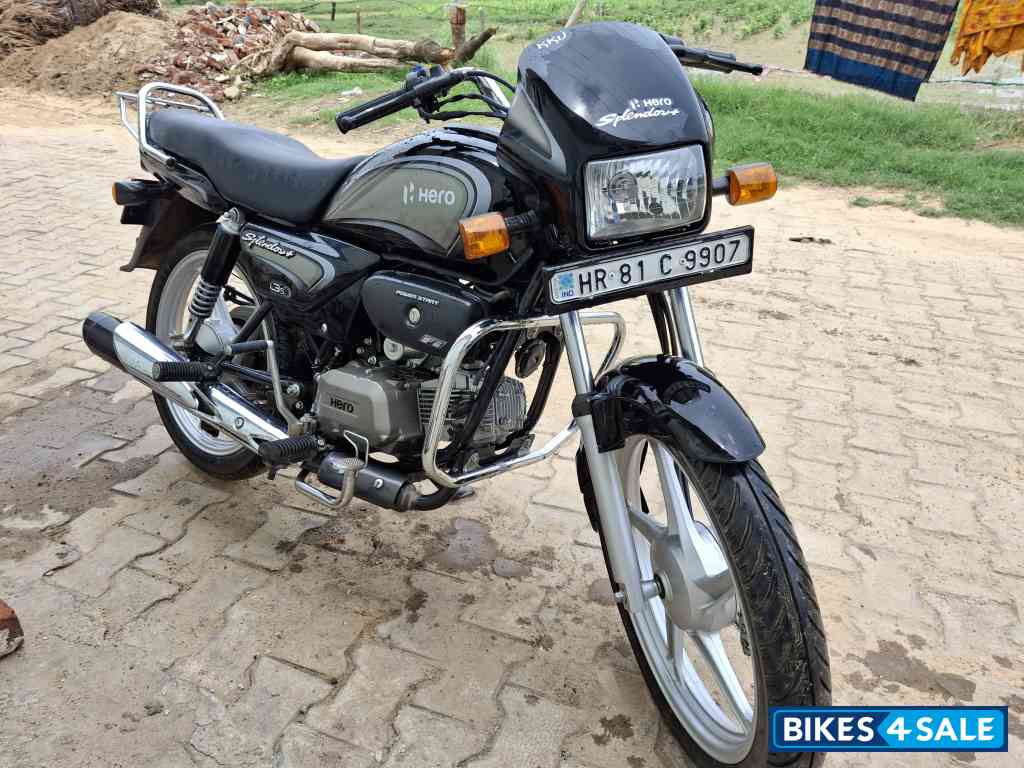 Black Grey Stripe Hero Splendor Plus IBS i3s