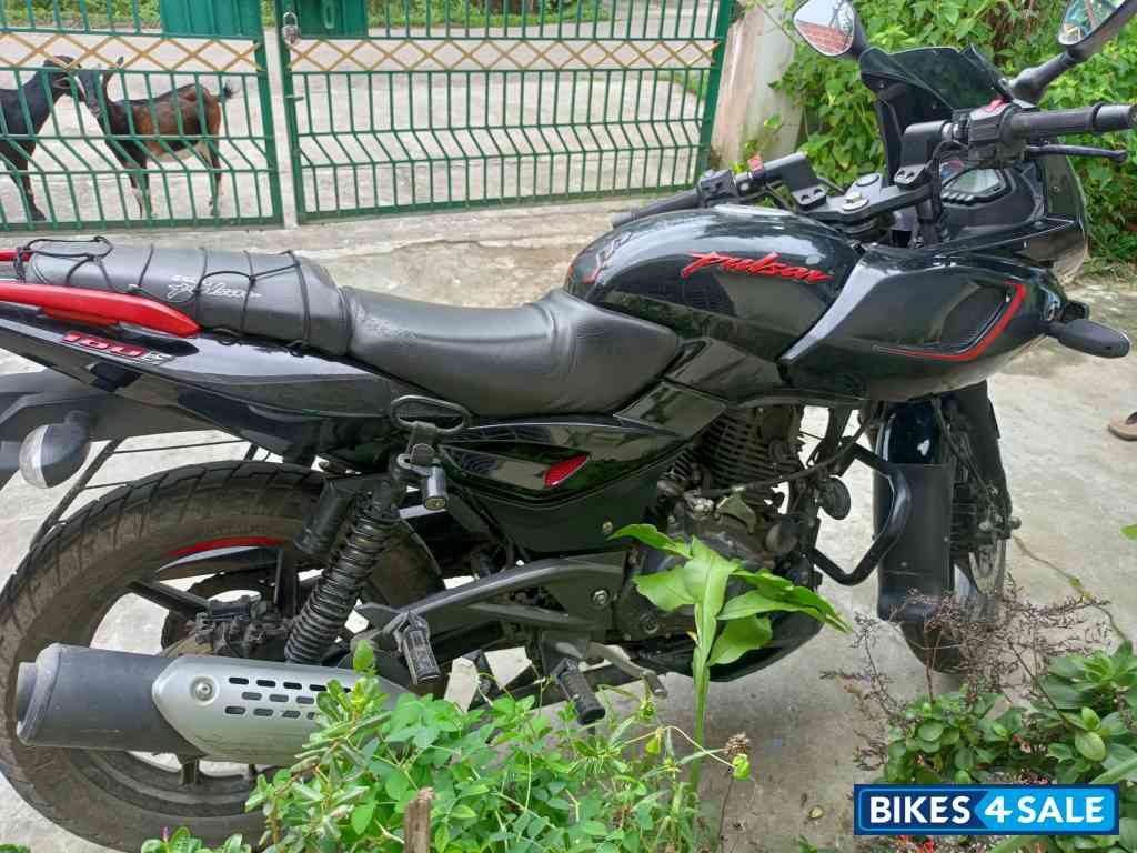 Black Bajaj Pulsar 180F Neon