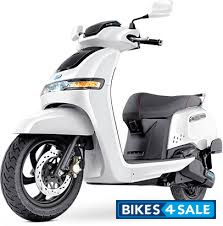 Pearl Whaite TVS iQube Electric