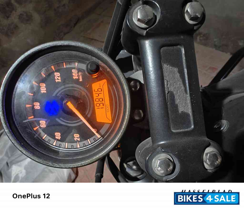 Dark Blue Bajaj Avenger Street 150