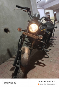 Dark Blue Bajaj Avenger Street 150