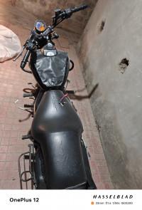 Dark Blue Bajaj Avenger Street 150
