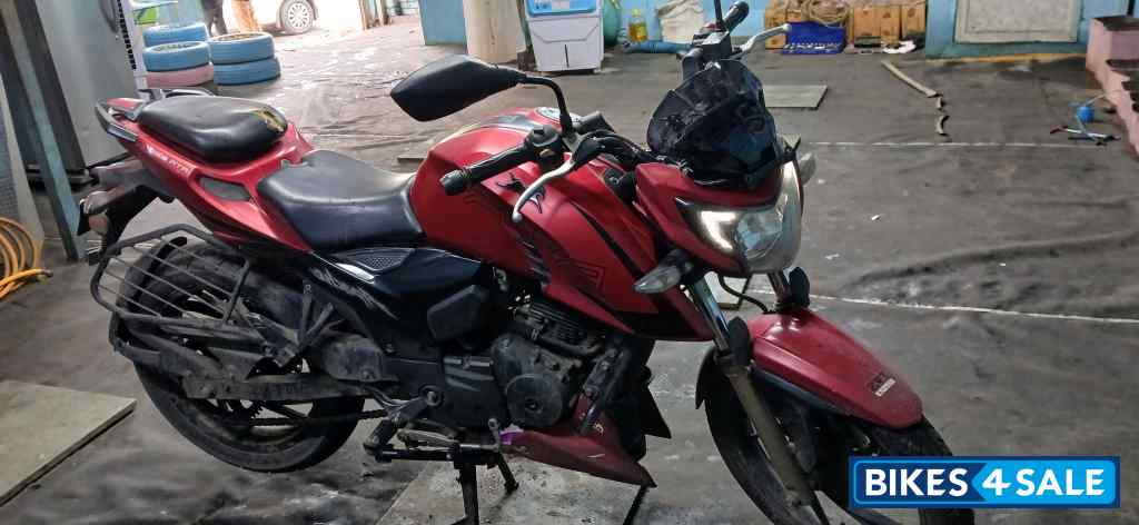 Red Matte TVS Apache RTR 200 4V