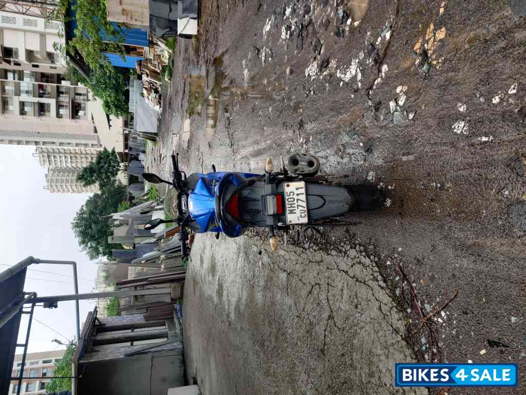 Blue Black Suzuki Gixxer SF BS6