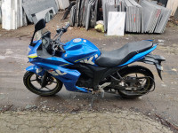 Blue Black Suzuki Gixxer SF BS6