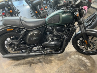 Green Yezdi Roadster Hunter green