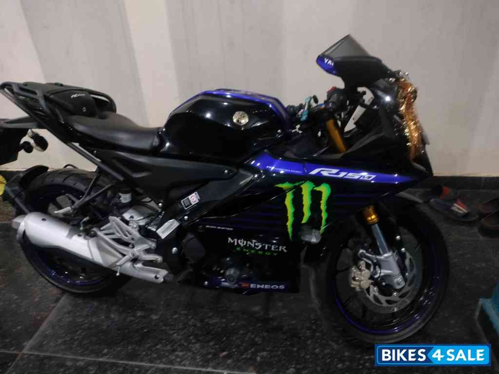Black Yamaha R15M Monster Energy MotoGP Edition