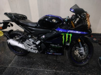 Black Yamaha R15M Monster Energy MotoGP Edition