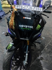 Black Yamaha R15M Monster Energy MotoGP Edition