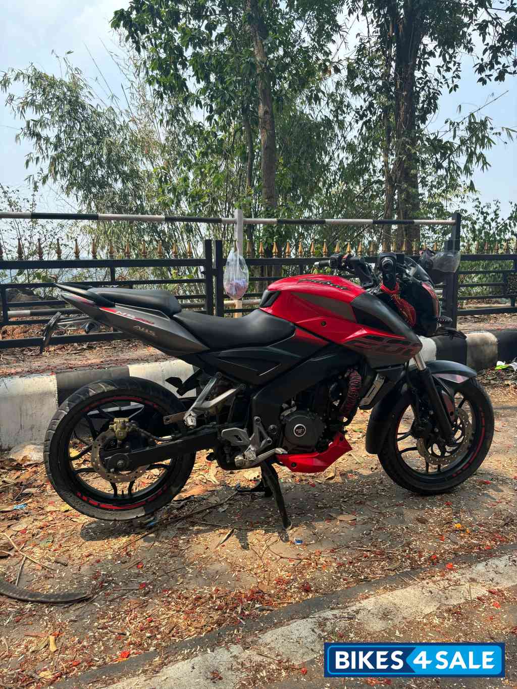 Red And Black Bajaj Pulsar NS200