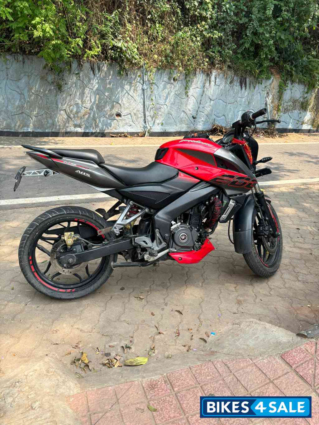 Red And Black Bajaj Pulsar NS200