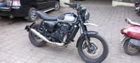 Blue And Silver Yezdi Scrambler Dual Tone