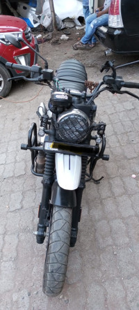 Blue And Silver Yezdi Scrambler Dual Tone