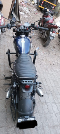 Blue And Silver Yezdi Scrambler Dual Tone