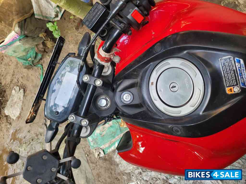 Red Yamaha FZ-S FI V3 BS6