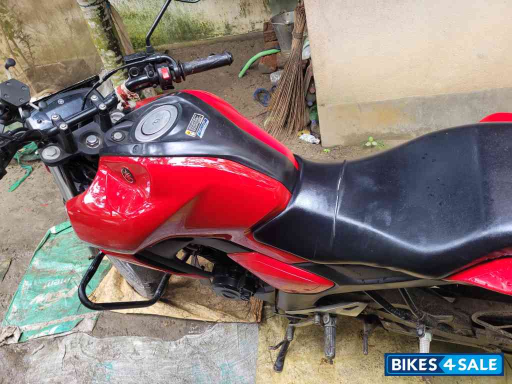 Red Yamaha FZ-S FI V3 BS6