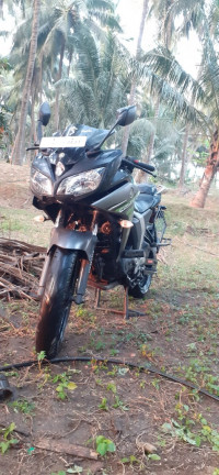 Black And Green Yamaha Fazer FI V2