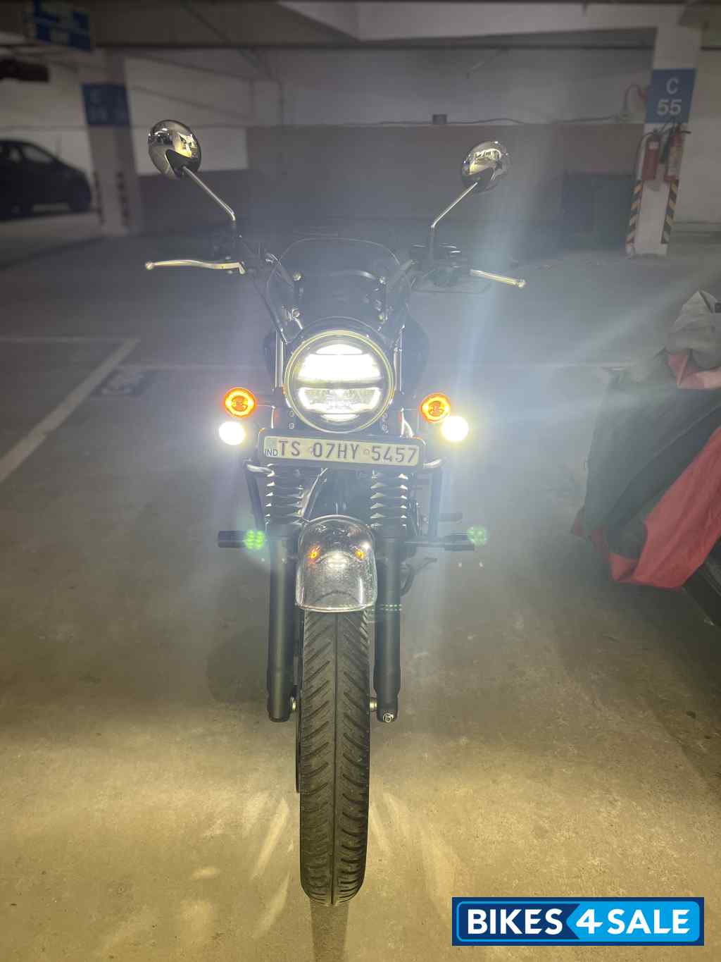 Matt Black Honda Hness CB350 DLX Pro