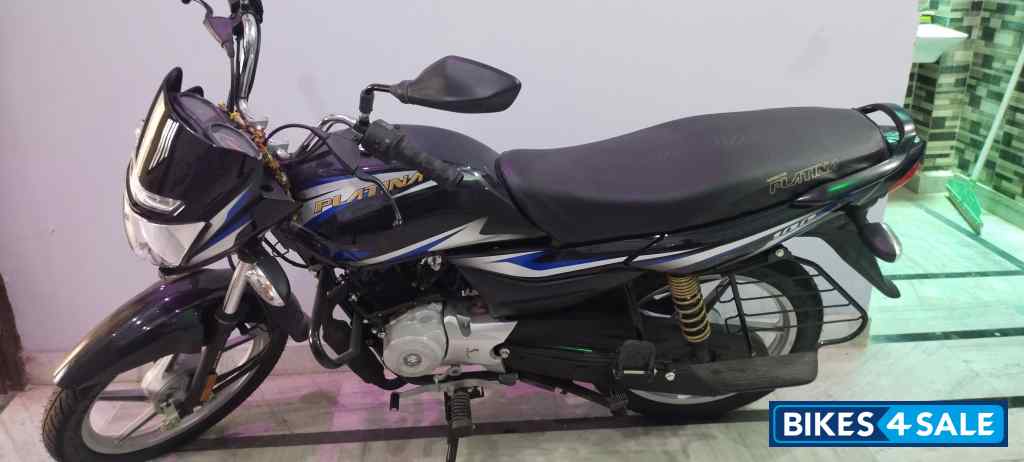 Black And Blue Bajaj Platina 100