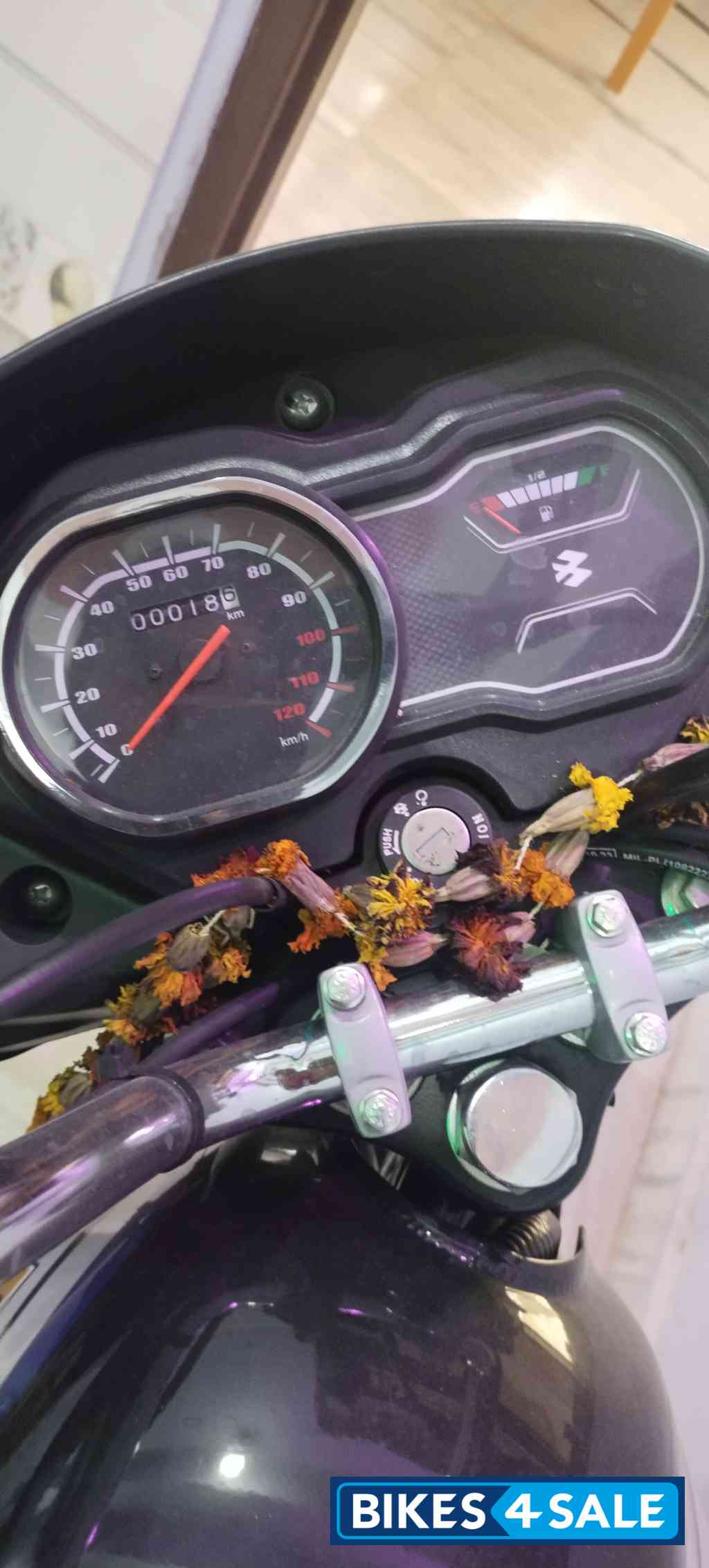 Black And Blue Bajaj Platina 100