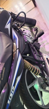 Black And Blue Bajaj Platina 100