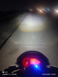 Ebony Black Red Dkl Bajaj Pulsar 150 BS6