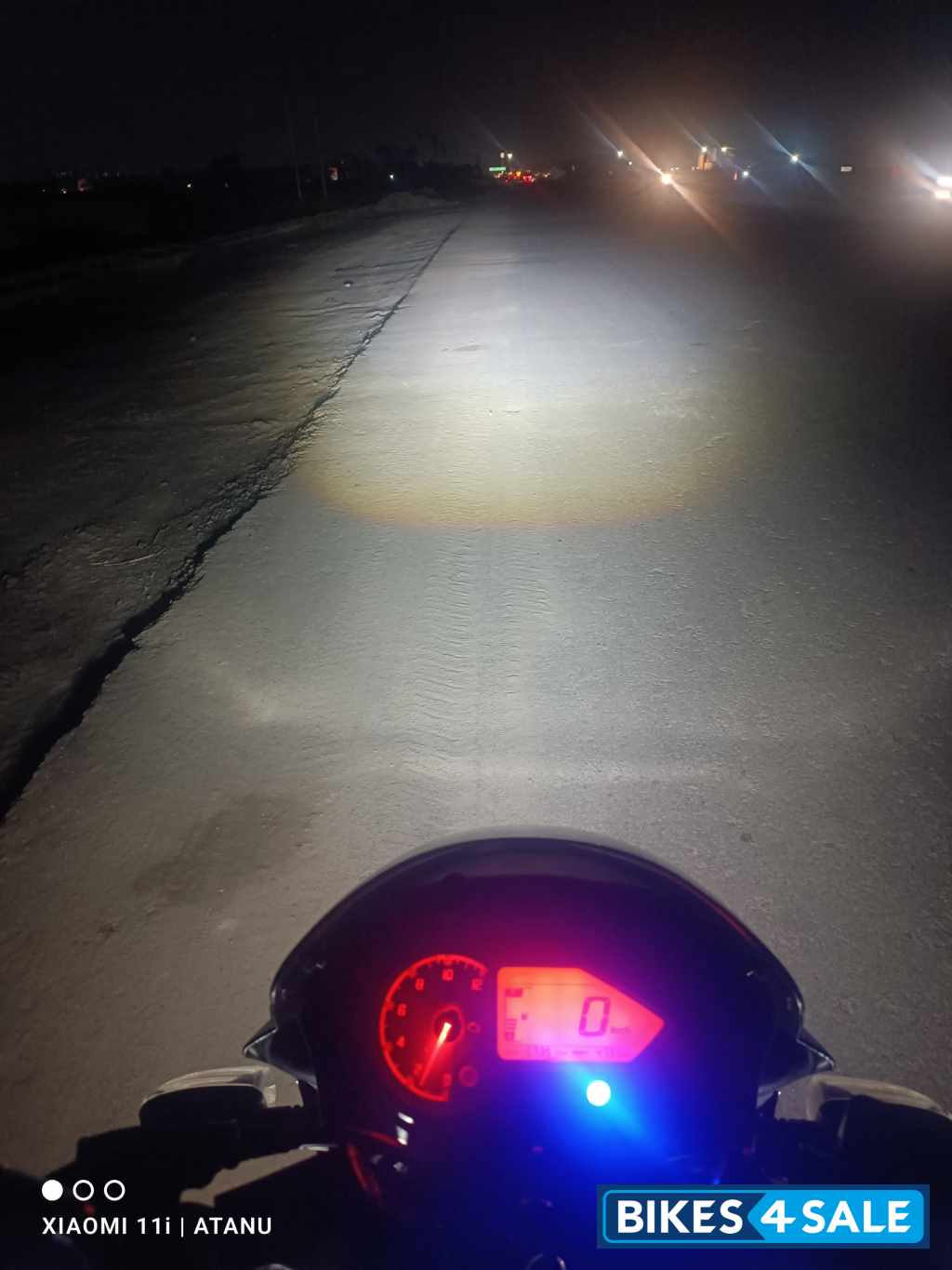 Ebony Black Red Dkl Bajaj Pulsar 150 BS6