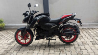 Matte Black TVS Apache RTR 160 4V Special Edition