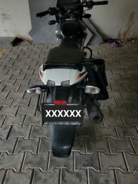 White And Black Bajaj Pulsar 150 DTSi