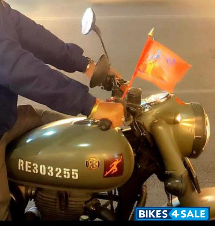 Army Green Royal Enfield Classic Signals Stormrider Sand