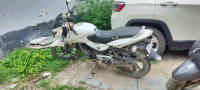 White Bajaj Pulsar 150