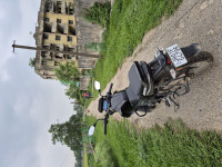 Black TVS Raider Split Seat