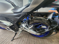 Mettalic Silver With Blue Yamaha R15M