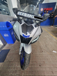 Mettalic Silver With Blue Yamaha R15M