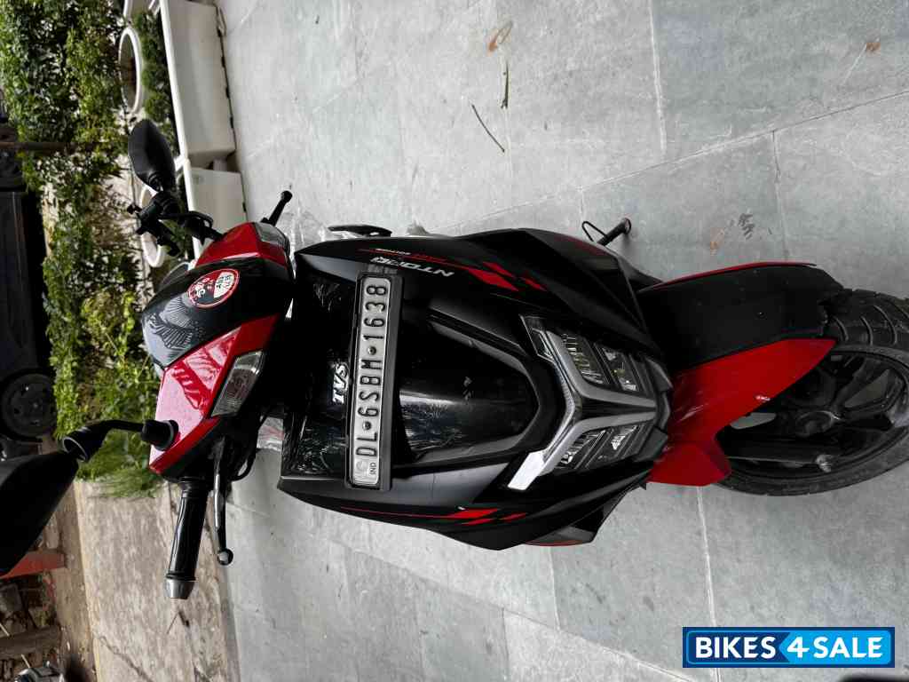 Red And Black TVS NTORQ 125 Race Edition