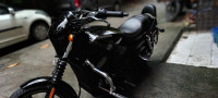 Black Harley Davidson Street 750