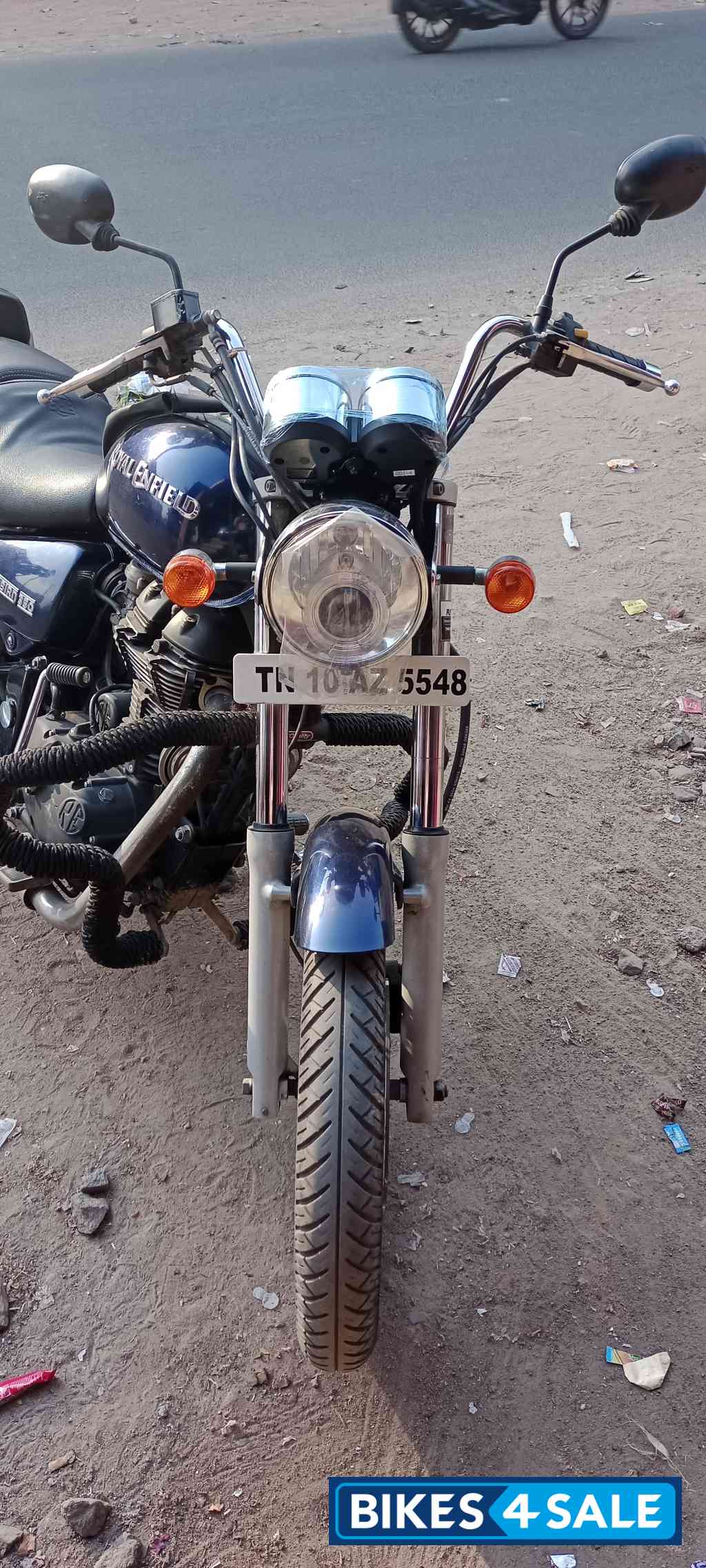 Marine Blue Royal Enfield Thunderbird 350