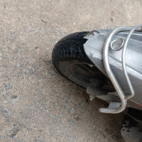 Black Yamaha Cygnus Ray ZR Street Rally