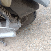 Black Yamaha Cygnus Ray ZR Street Rally