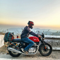 Rocker Red Royal Enfield Continental GT 650