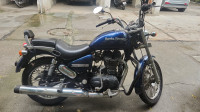 Blue Royal Enfield Thunderbird 350