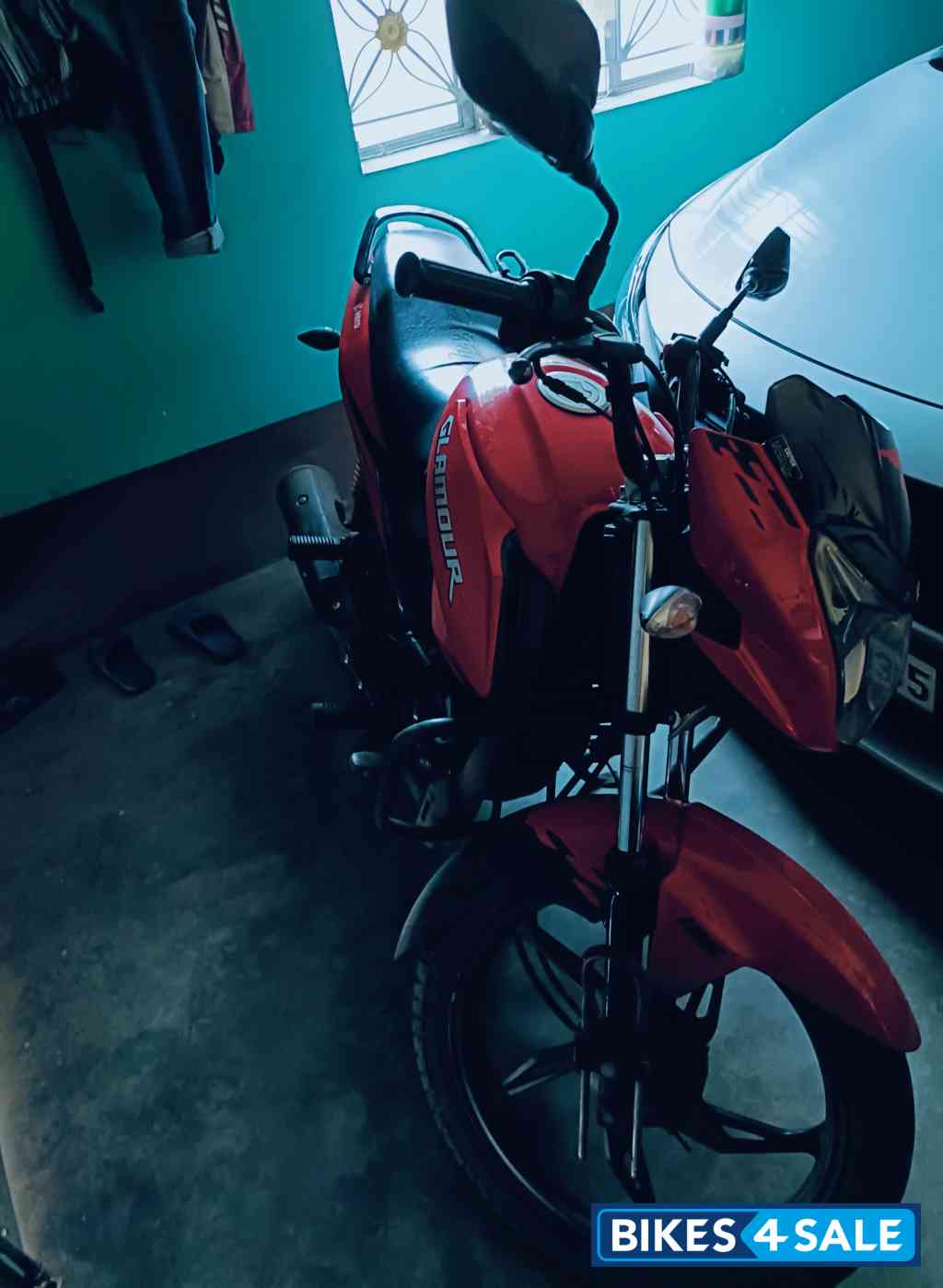 Red Hero Glamour 125 Drum