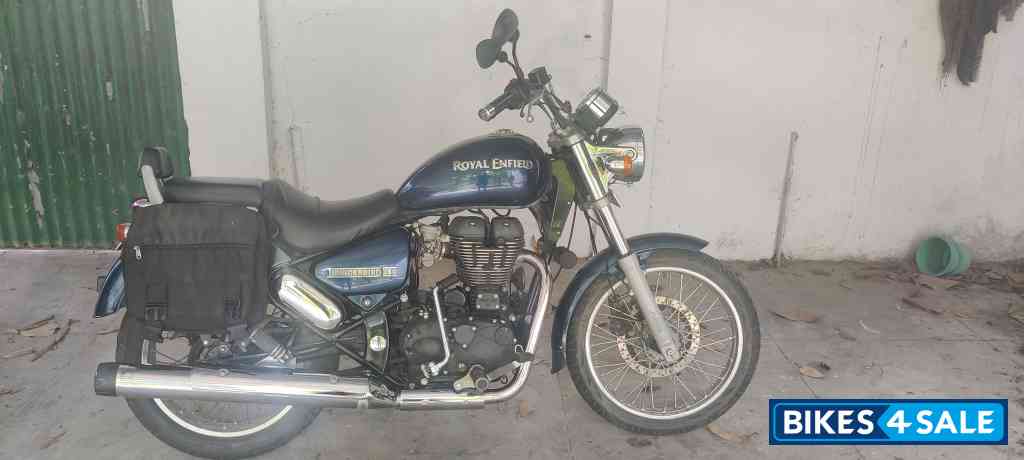 Aquamarine Blue Metallic Royal Enfield Thunderbird 350