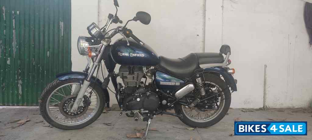 Aquamarine Blue Metallic Royal Enfield Thunderbird 350