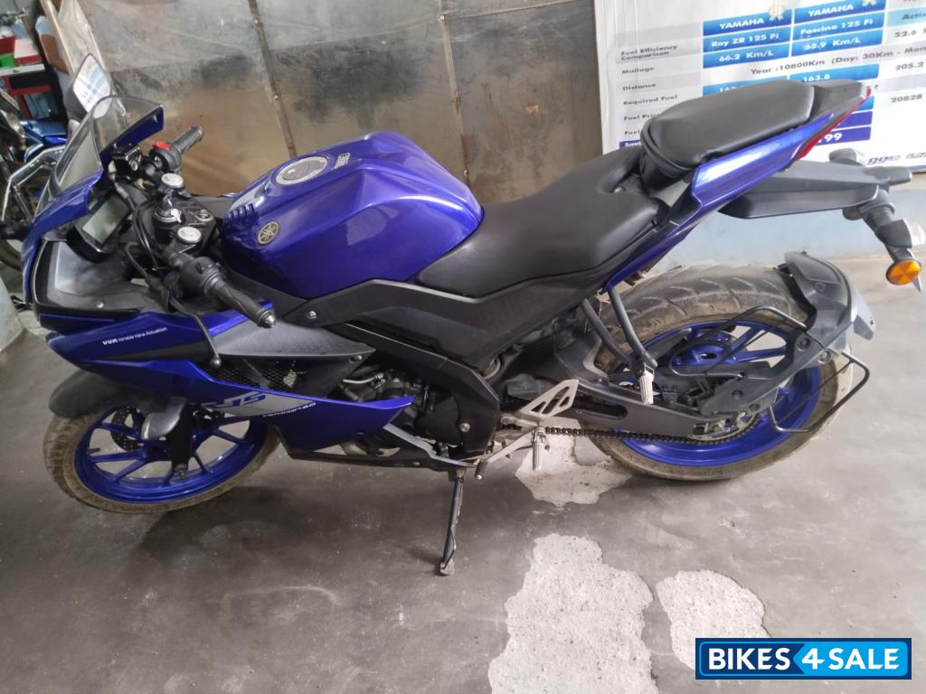 Deep Purplish Blue Yamaha YZF R15 V3 BS6