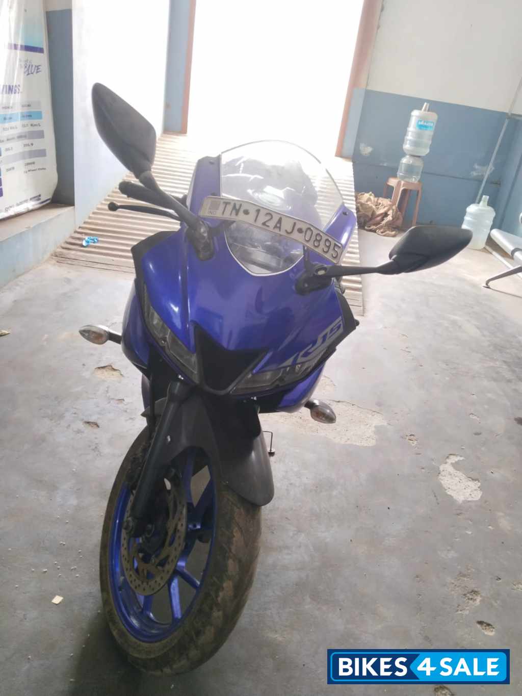Deep Purplish Blue Yamaha YZF R15 V3 BS6