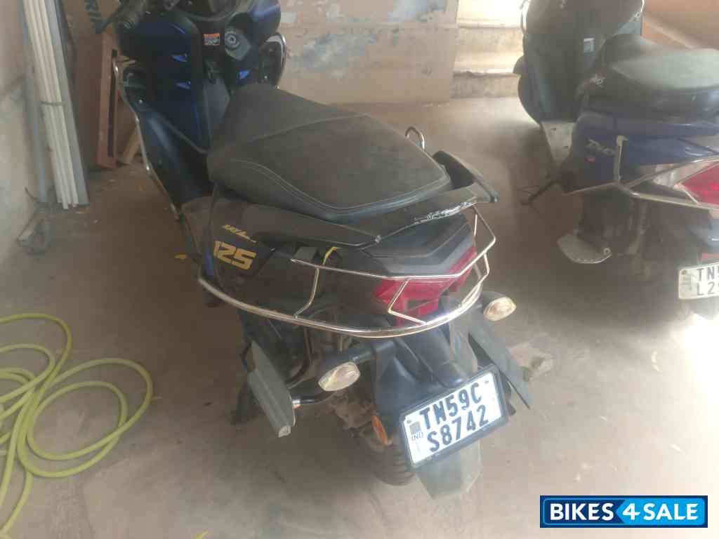 Mat Dark Purplish Blue Yamaha Ray ZR 125 Fi Hybrid Disc